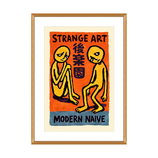 Strange Art Modern Naive Poster