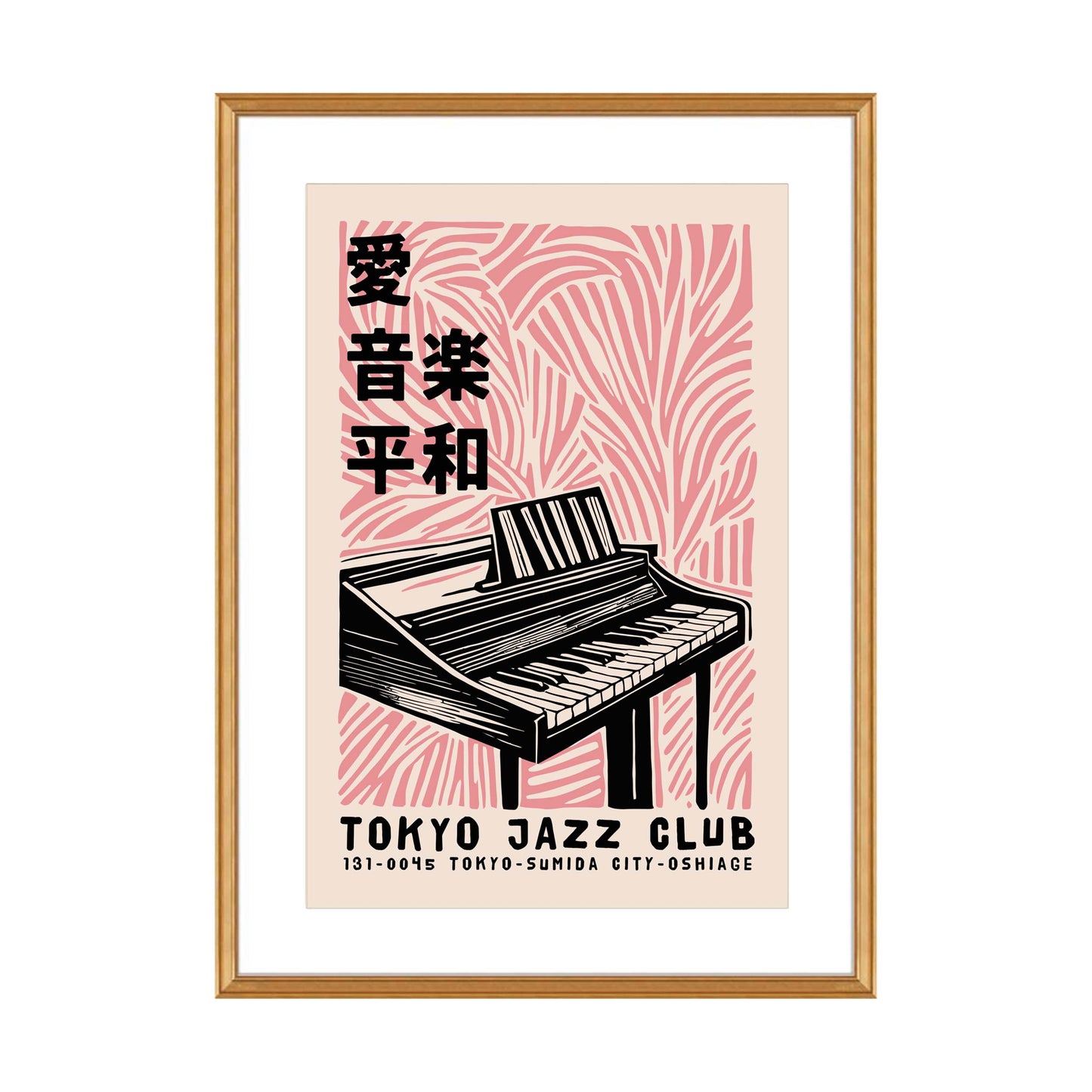 Tokyo Jazz Piano Poster Print