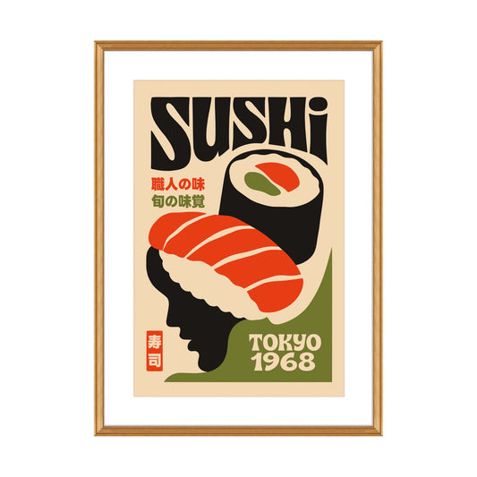 Sushi Kitchen Print Dining Room