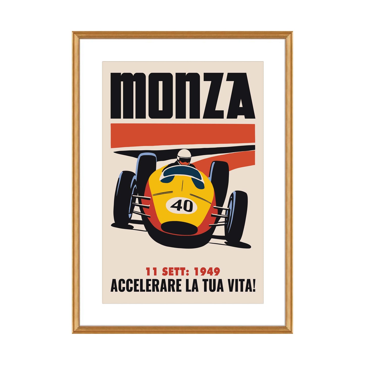 Monza Grand Prix Poster Print