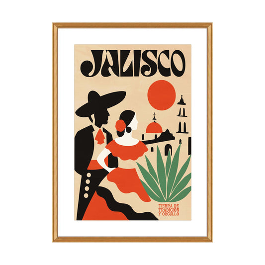 Jalisco Mexico Travel Poster