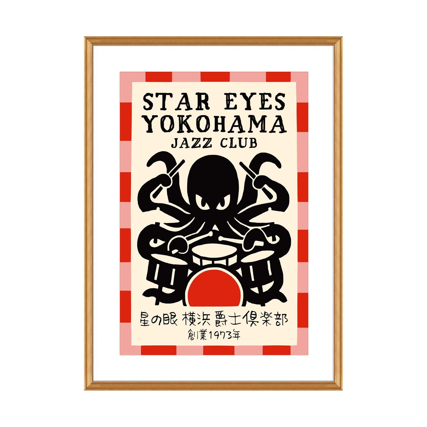 Star Eyes Yokohama Jazz Poster