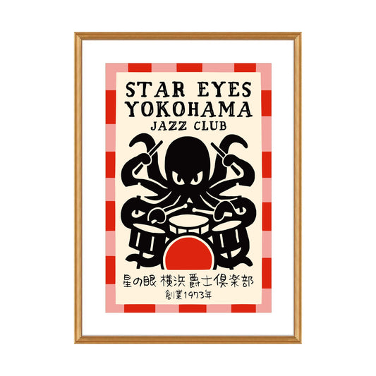 Star Eyes Yokohama Jazz Poster