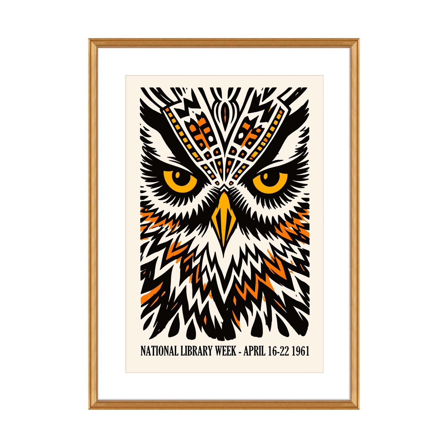 National Library Week Owl Poster