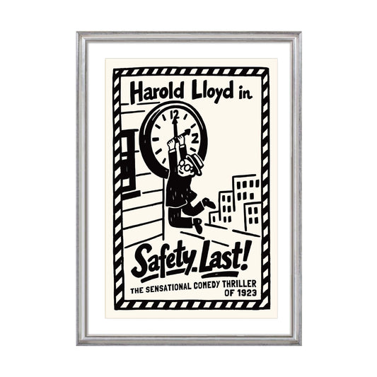 Safety Last Silent Film Poster