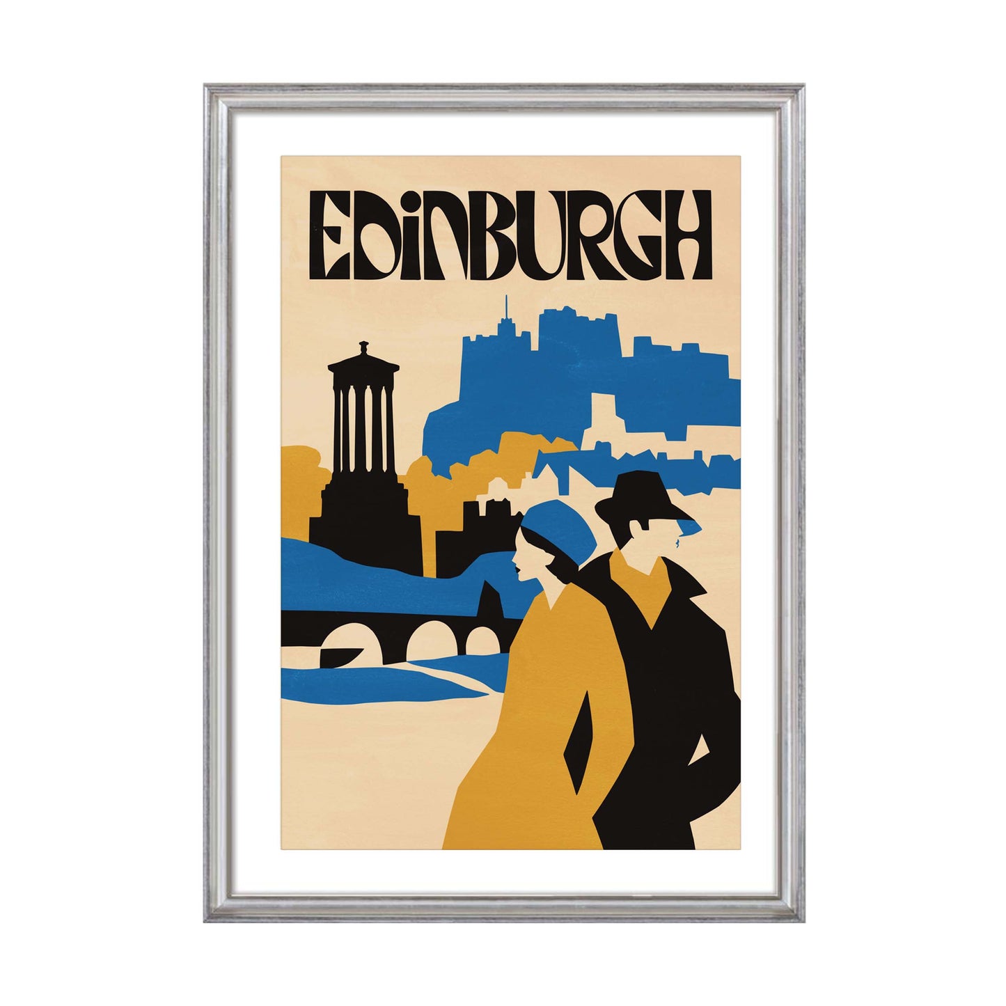 Edinburgh Travel Poster Print