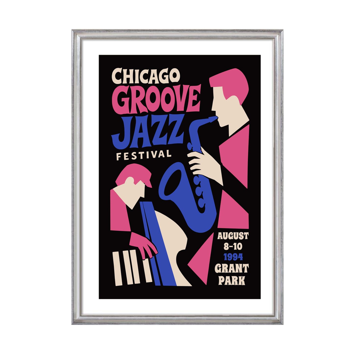 Chicago Groove Jazz Festival Poster