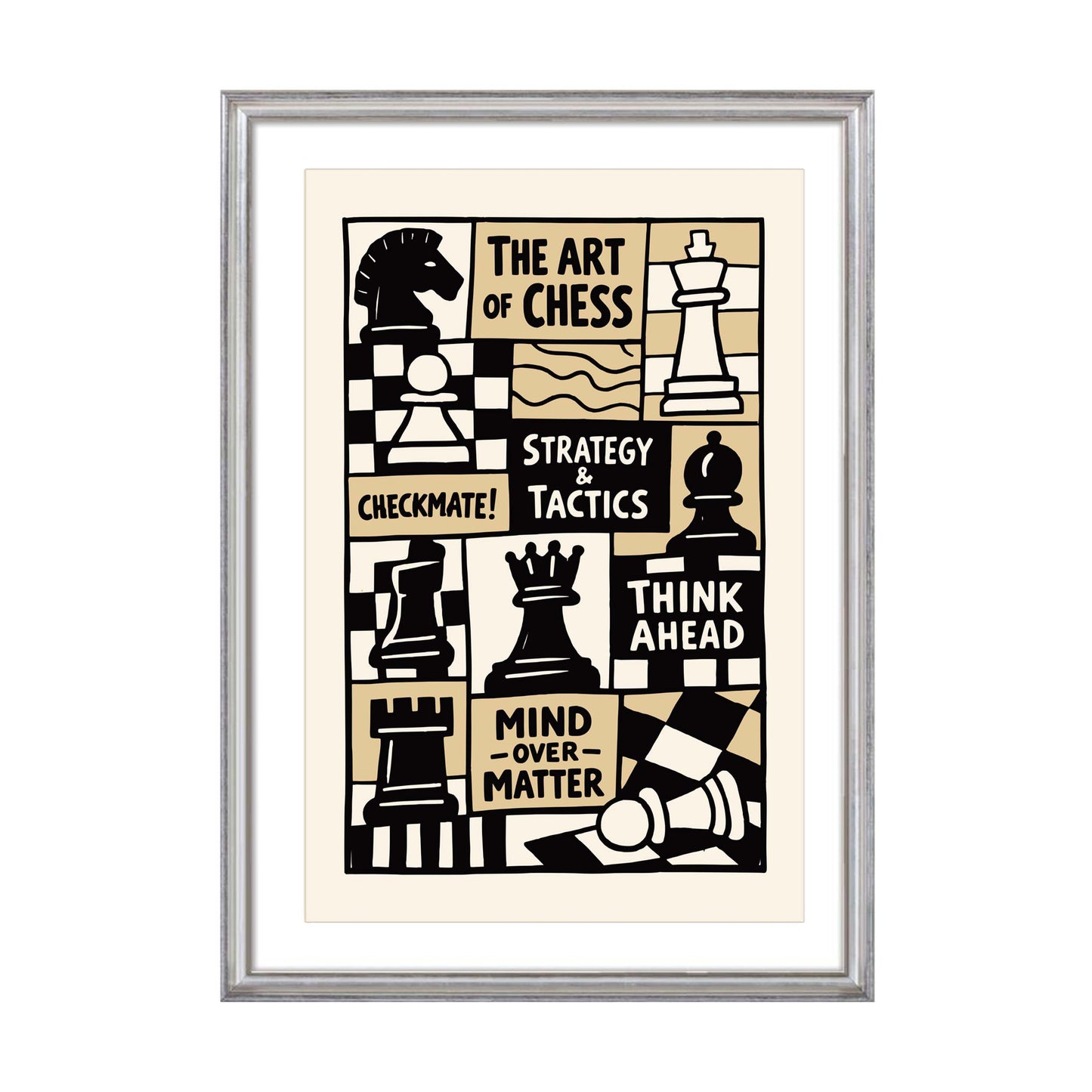 Art of Chess Strategy Poster