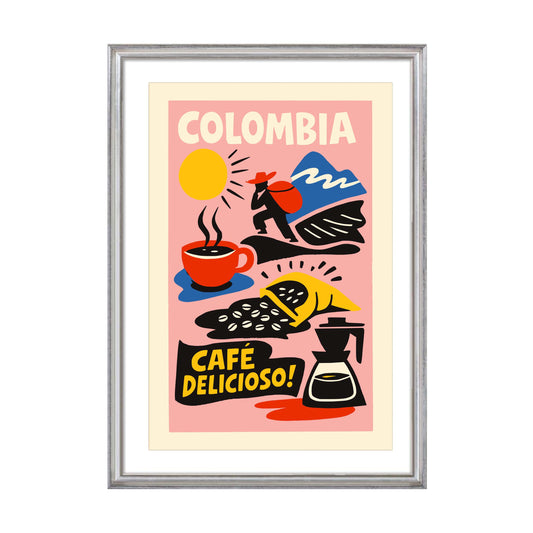Colombia Coffee Wall Art Kitchen