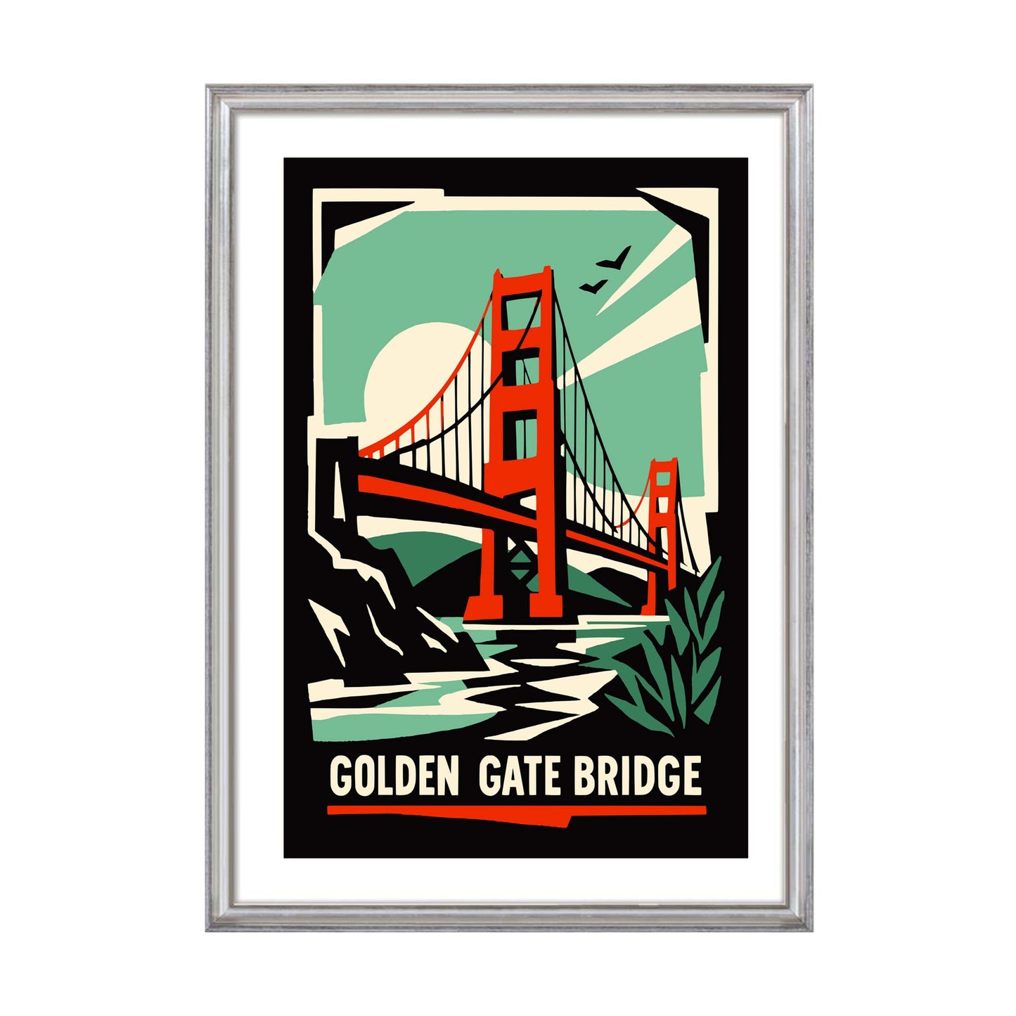 Golden Gate Bridge Travel Poster
