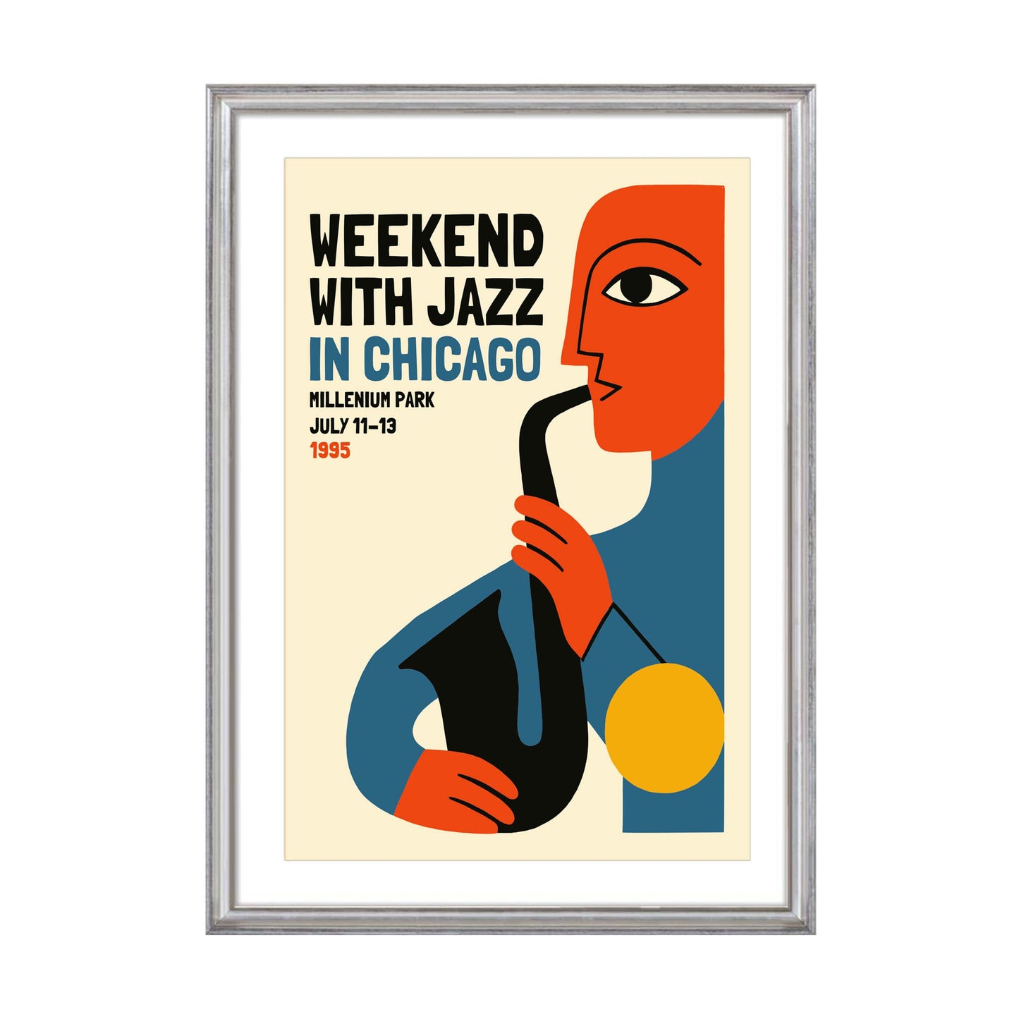 Chicago Jazz Wall Art Print