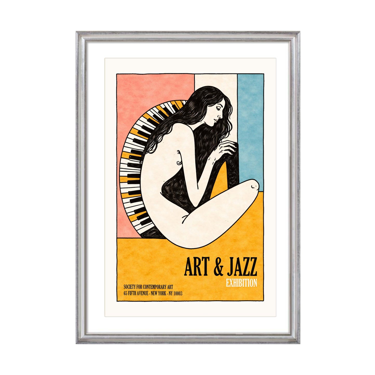 Art & Jazz Muse Poster