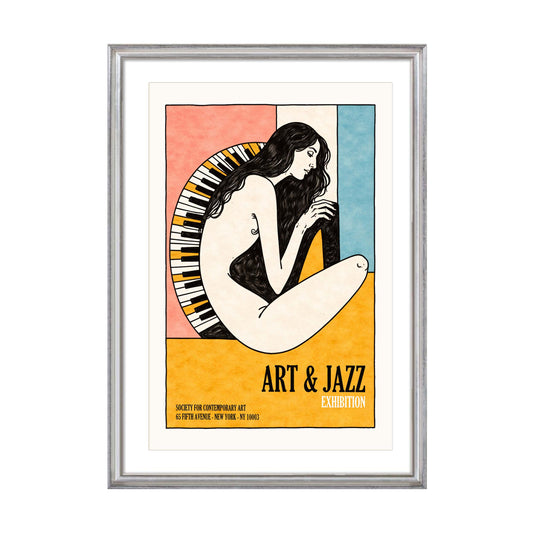 Art & Jazz Muse Poster