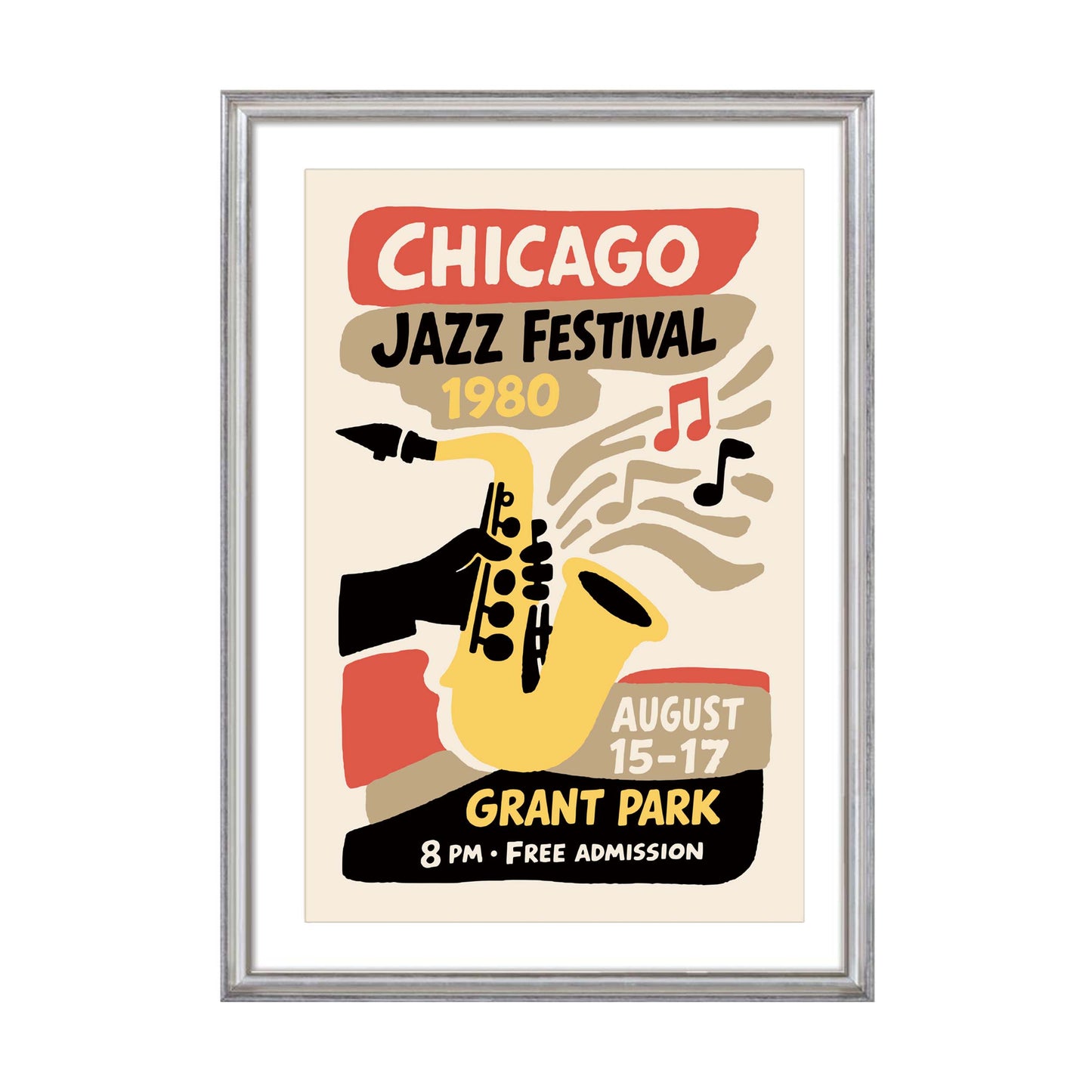 Chicago Sax Nights Poster