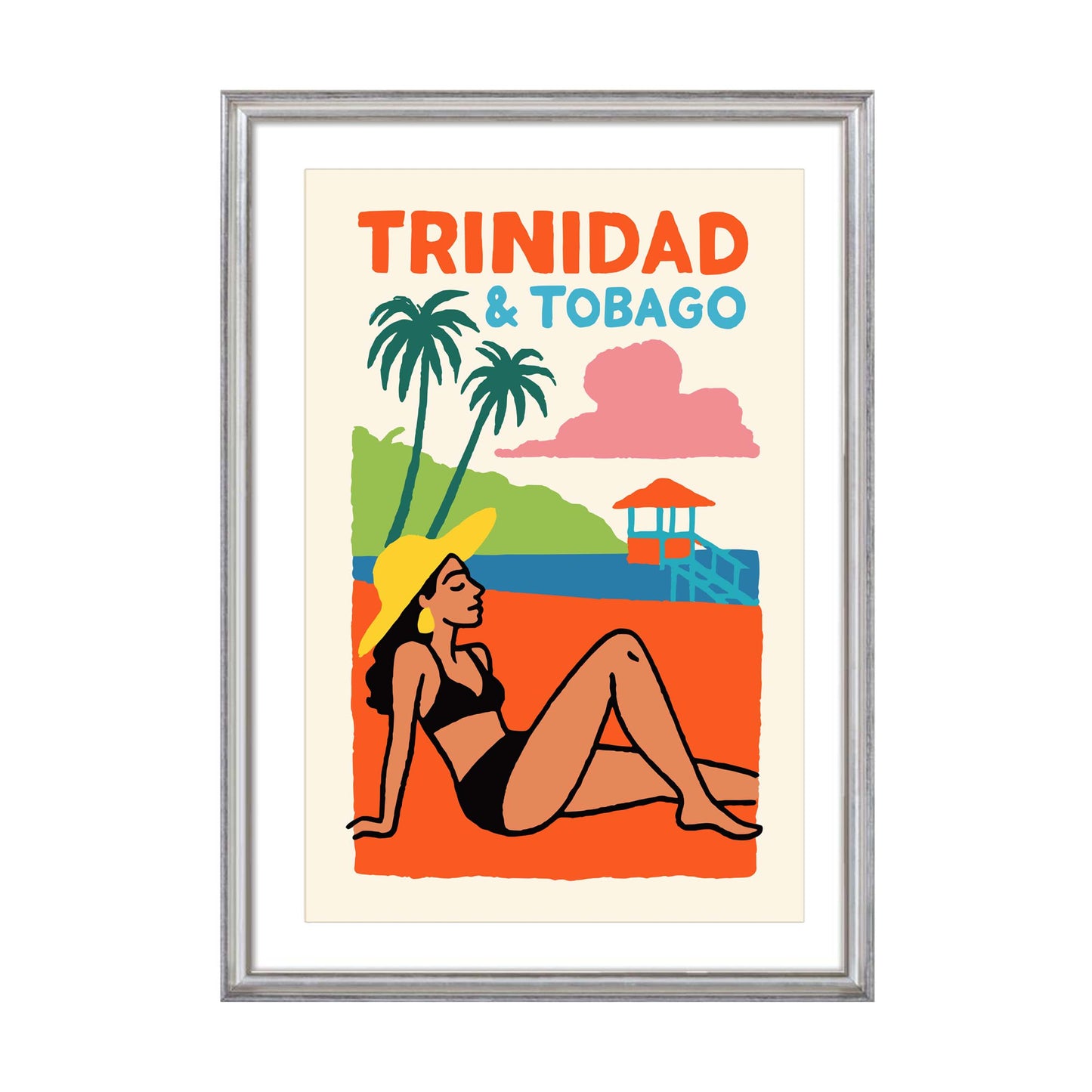 Trinidad Beach Sunset Poster