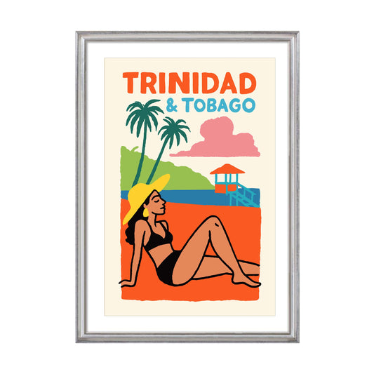 Trinidad Beach Sunset Poster