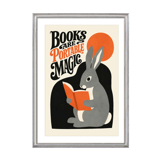 Books Are Portable Magic Print
