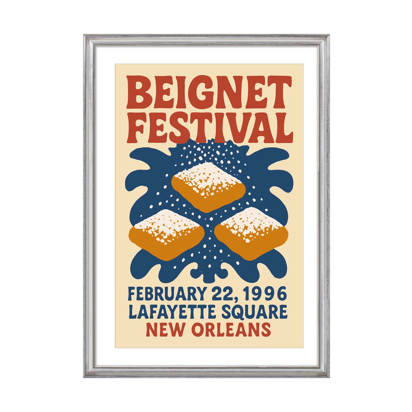Beignet Festival New Orleans Poster Print