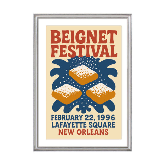 Beignet Festival New Orleans Poster Print