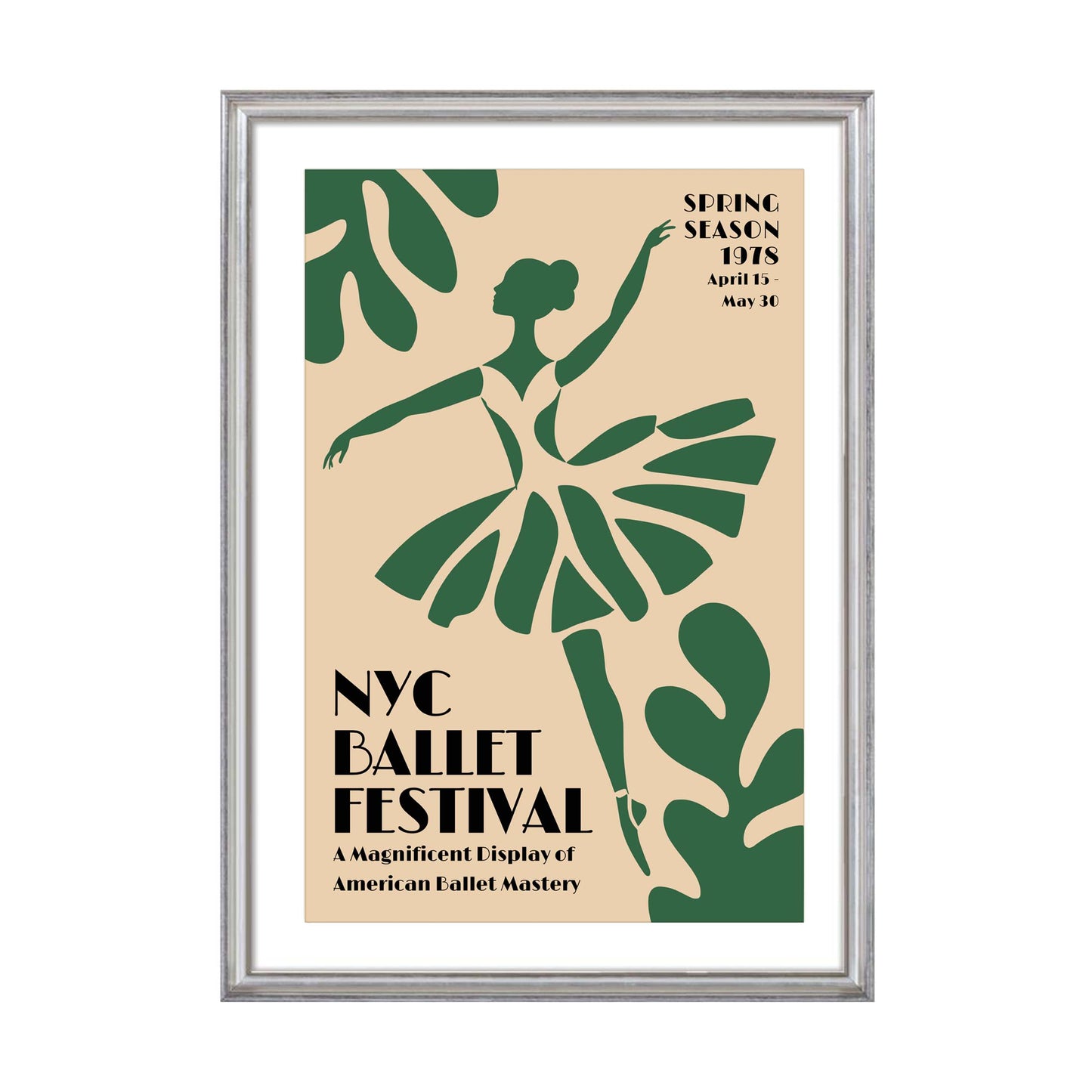 NYC Ballet Festival Poster Print