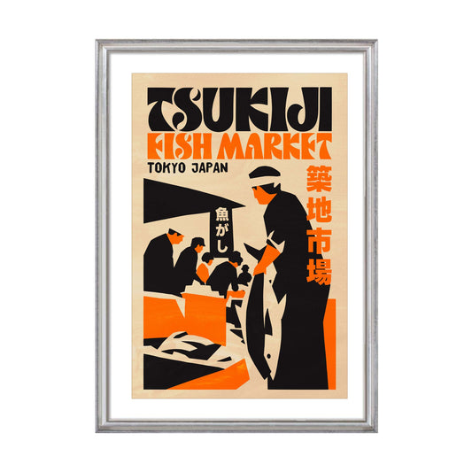 Tsukiji Fish Market Poster