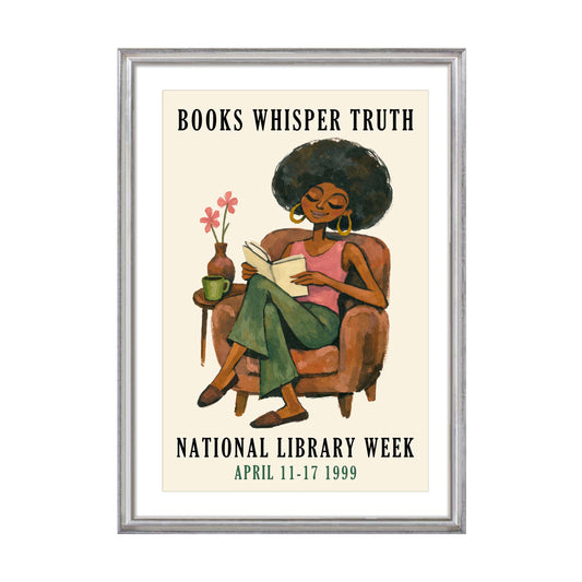 National Library Week Reading Poster
