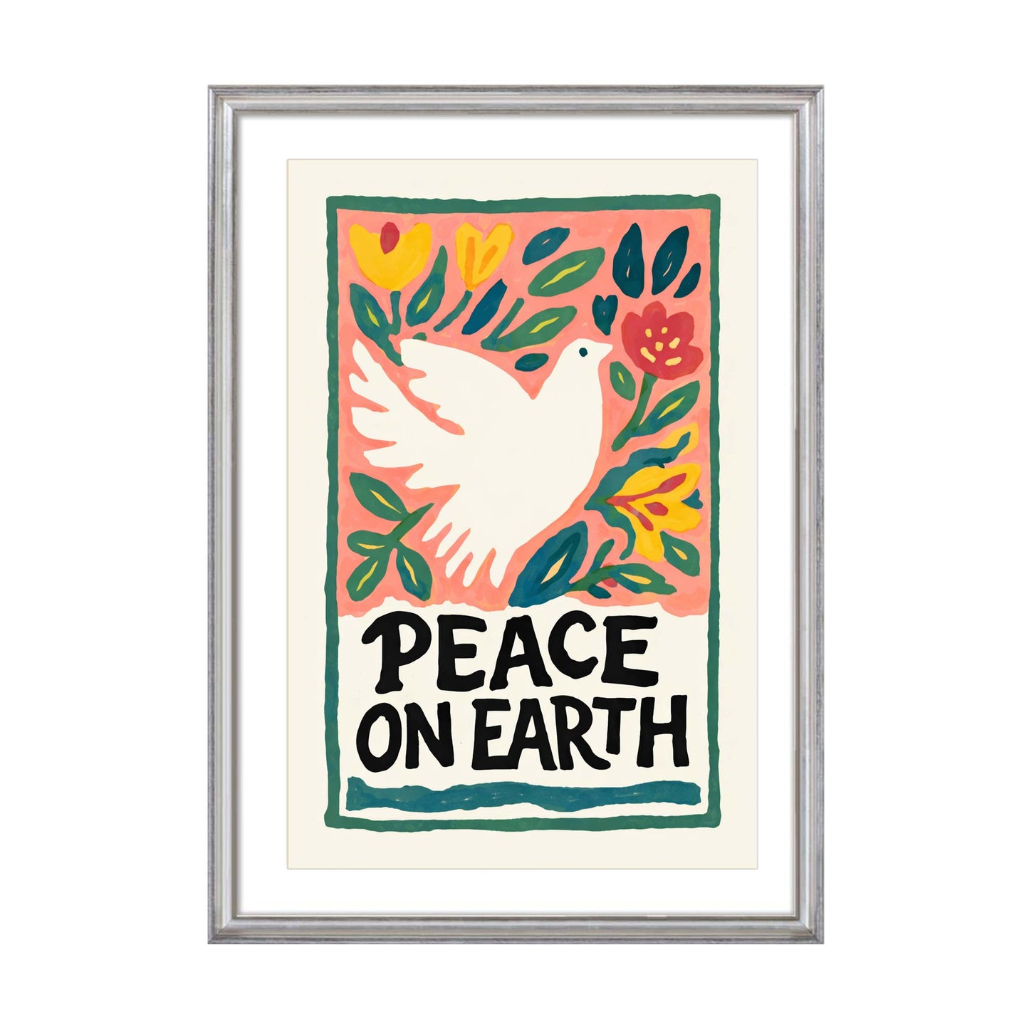 Peace on Earth Dove Poster Print