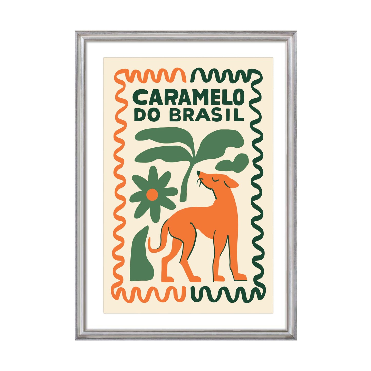 Caramelo Do Brasil Minimal Dog Poster