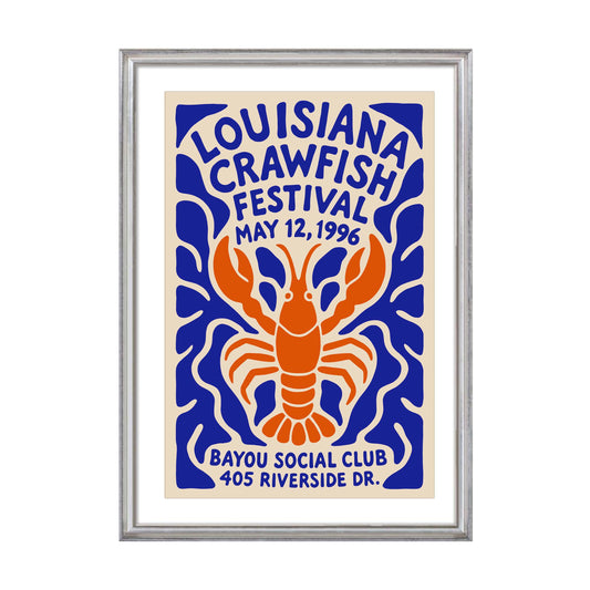 Louisiana Crawfish Festival Poster Print
