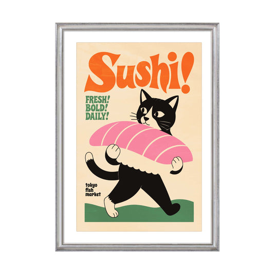 Sushi Kitchen Dining Room Poster
