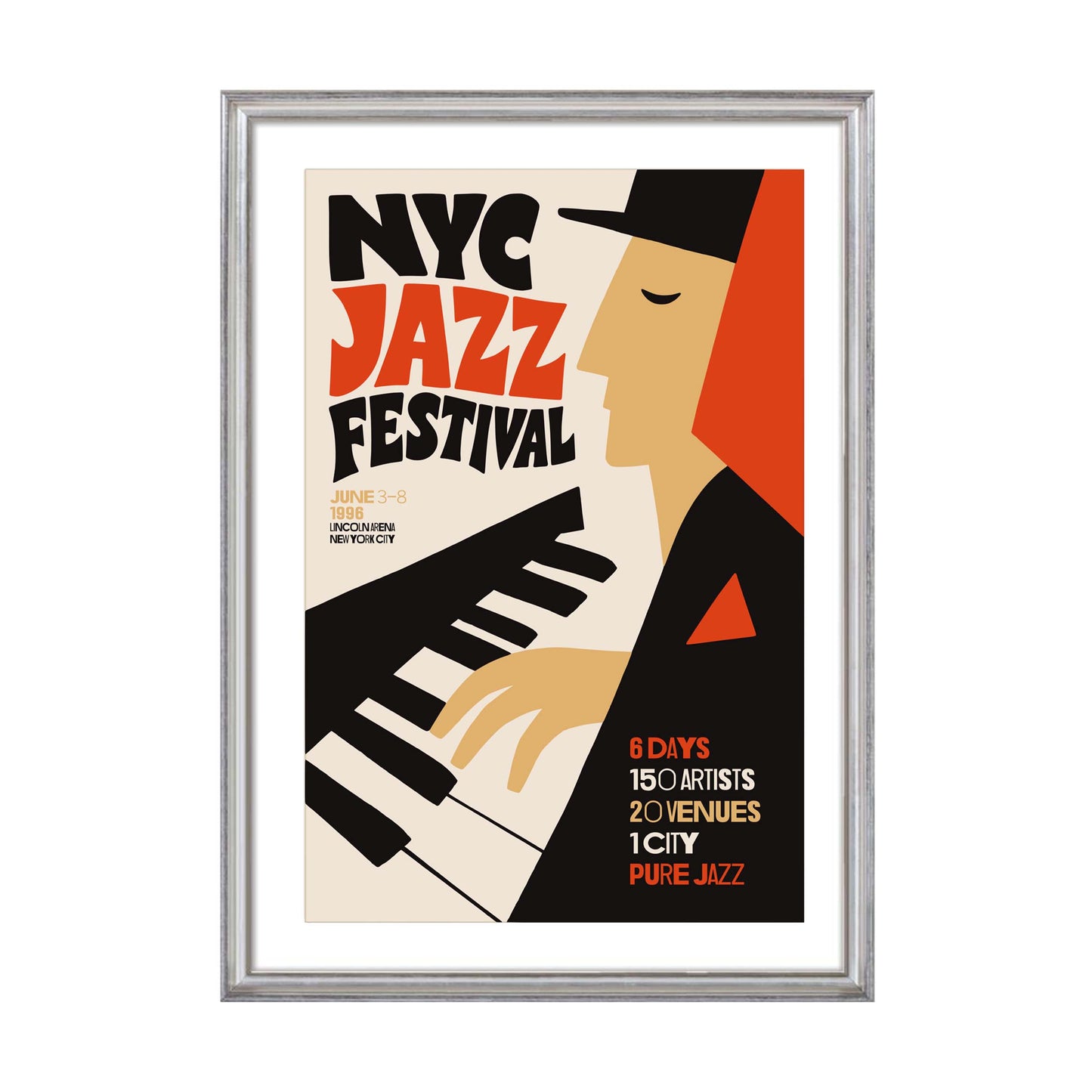NYC Jazz Festival 1996 Poster