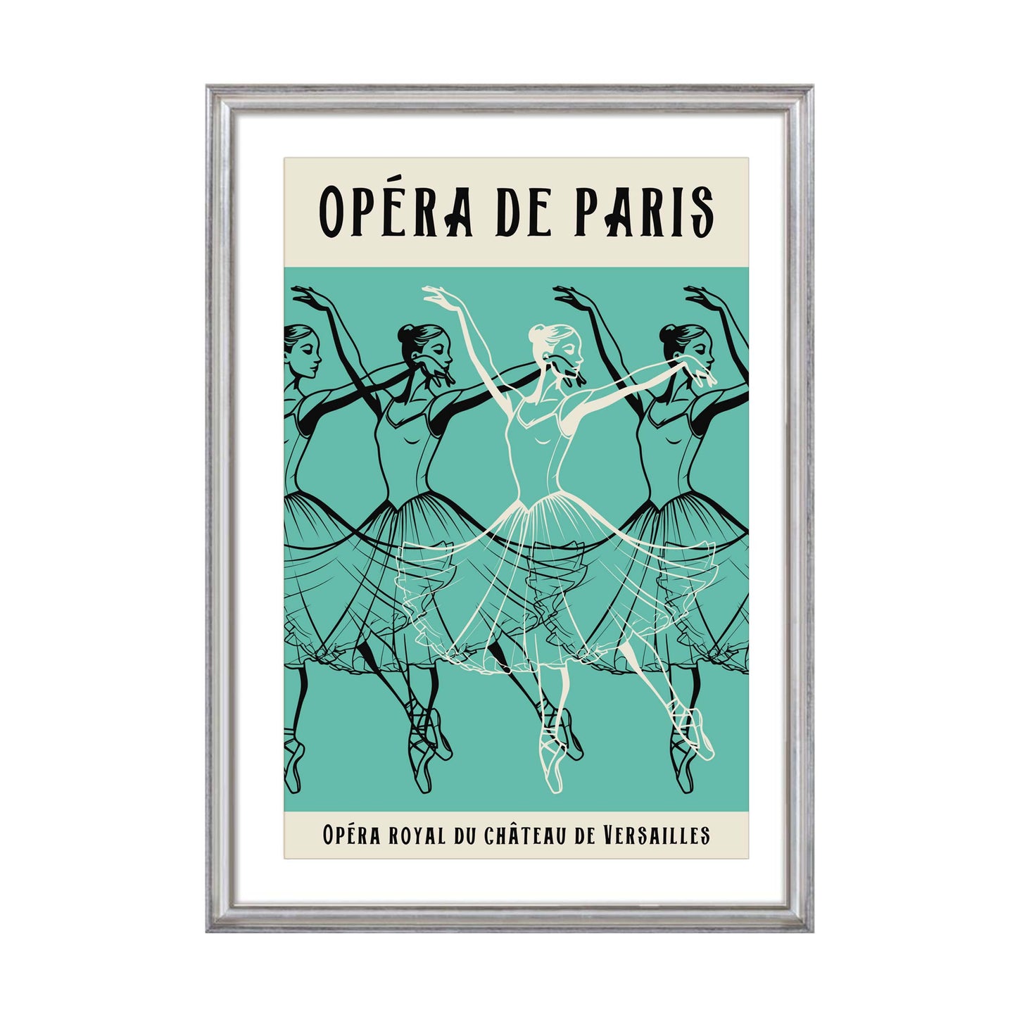 Elegant Paris Opera Ballet Poster