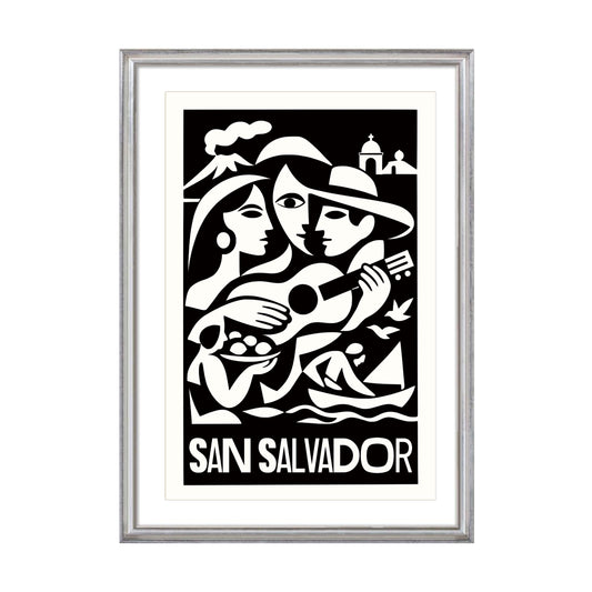 San Salvador Travel Poster Print