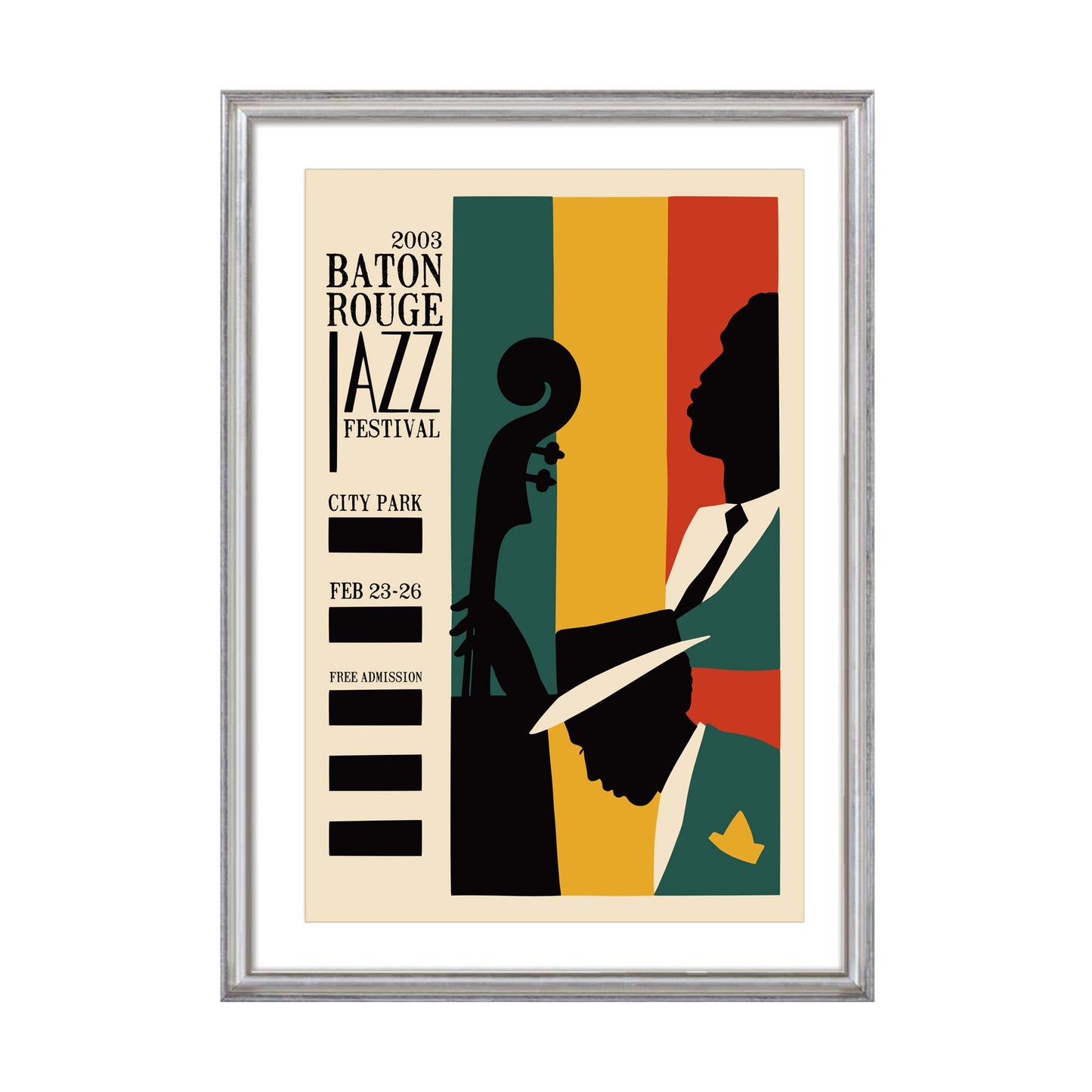 Baton Rouge Jazz Festival 2003 Poster