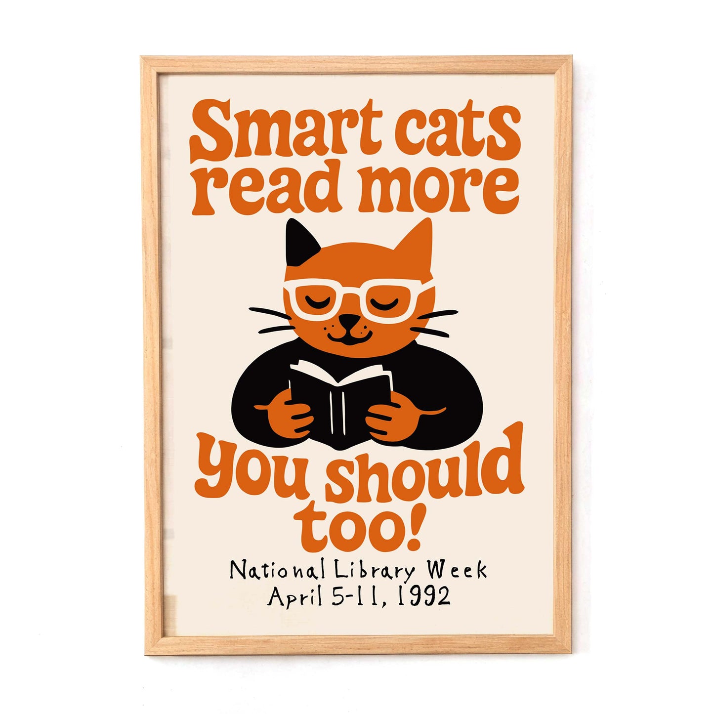 Smart Cats Read More Poster