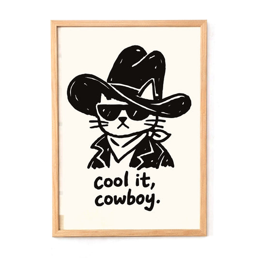 Cowboy Cat Wall Art