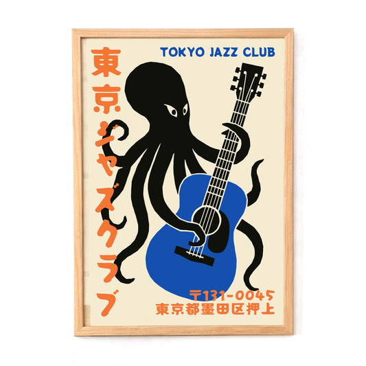 Tokyo Jazz Club Poster Print
