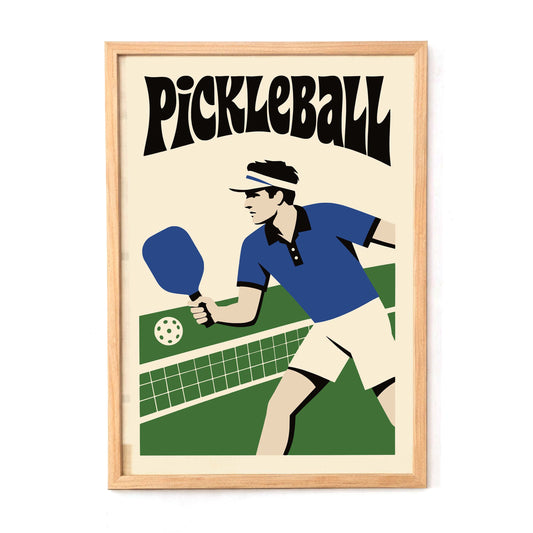 Pickleball Game Room Poster