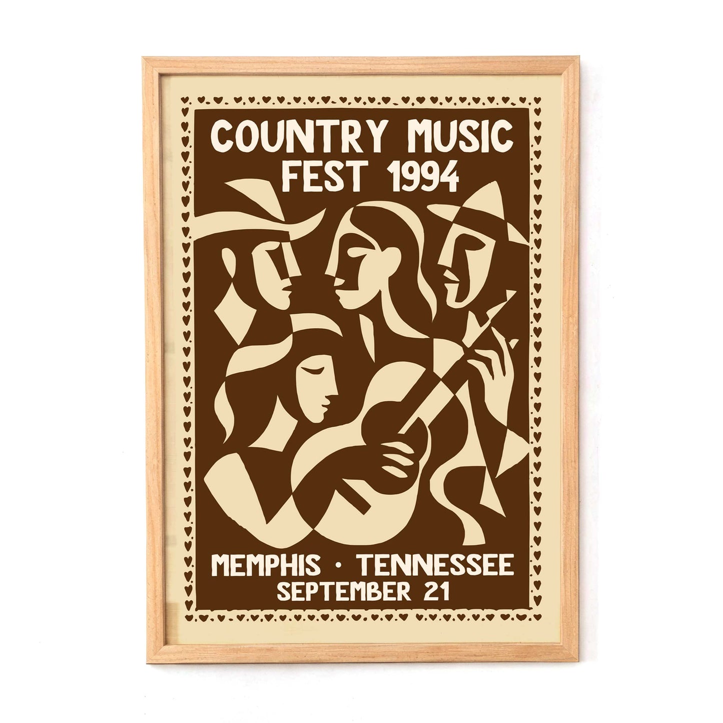 Country Music Fest Poster Print