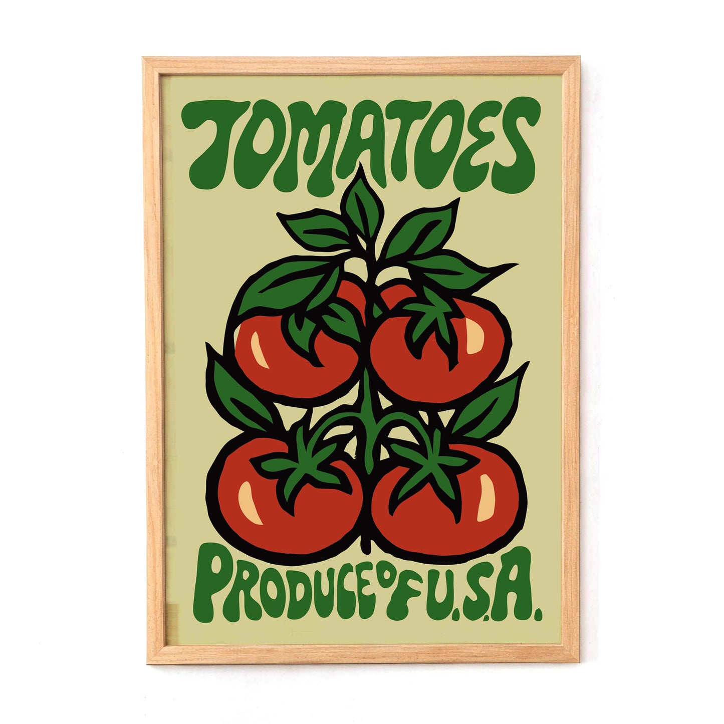 Tomatoes Kitchen Wall Art Print