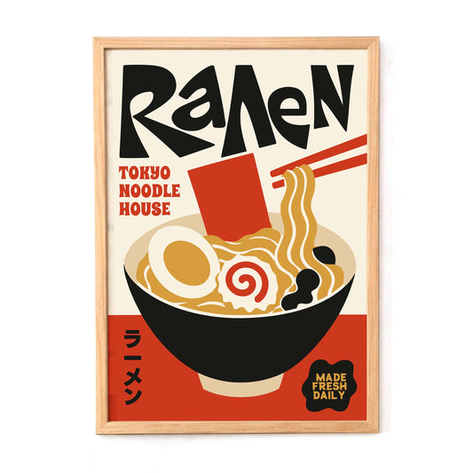 Tokyo Ramen Noodle House Print
