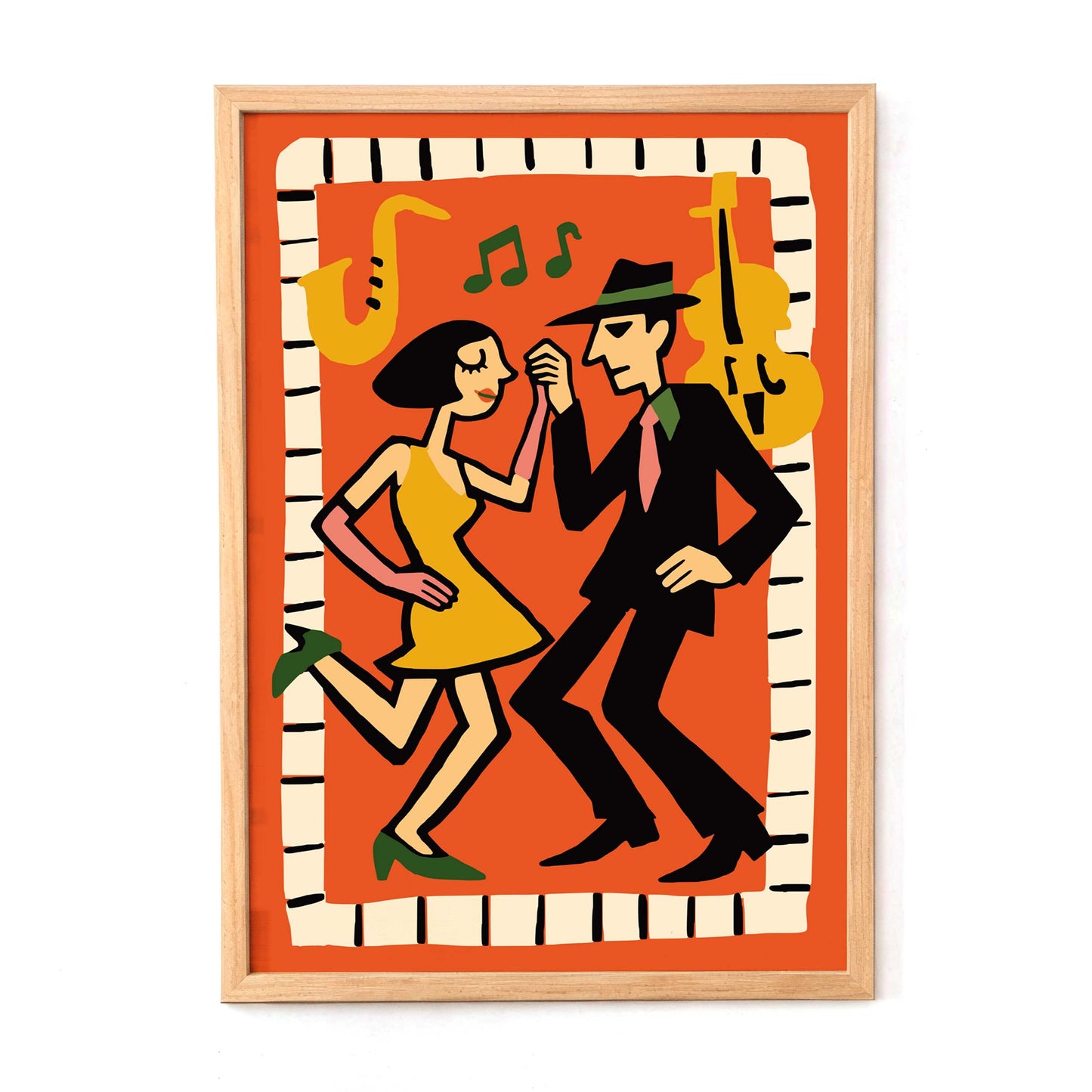 Jazz Dance Couple Poster Print
