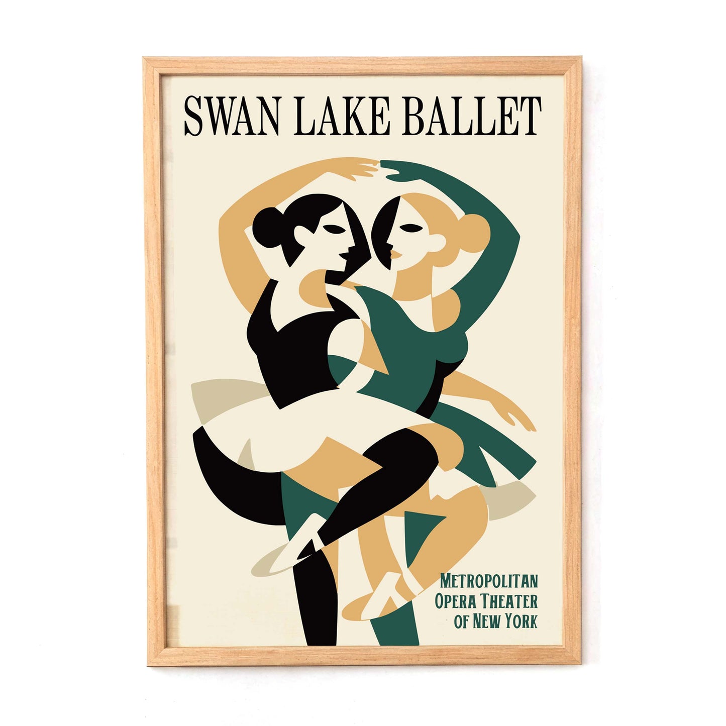Swan Lake Duo Ballet Poster Art Print