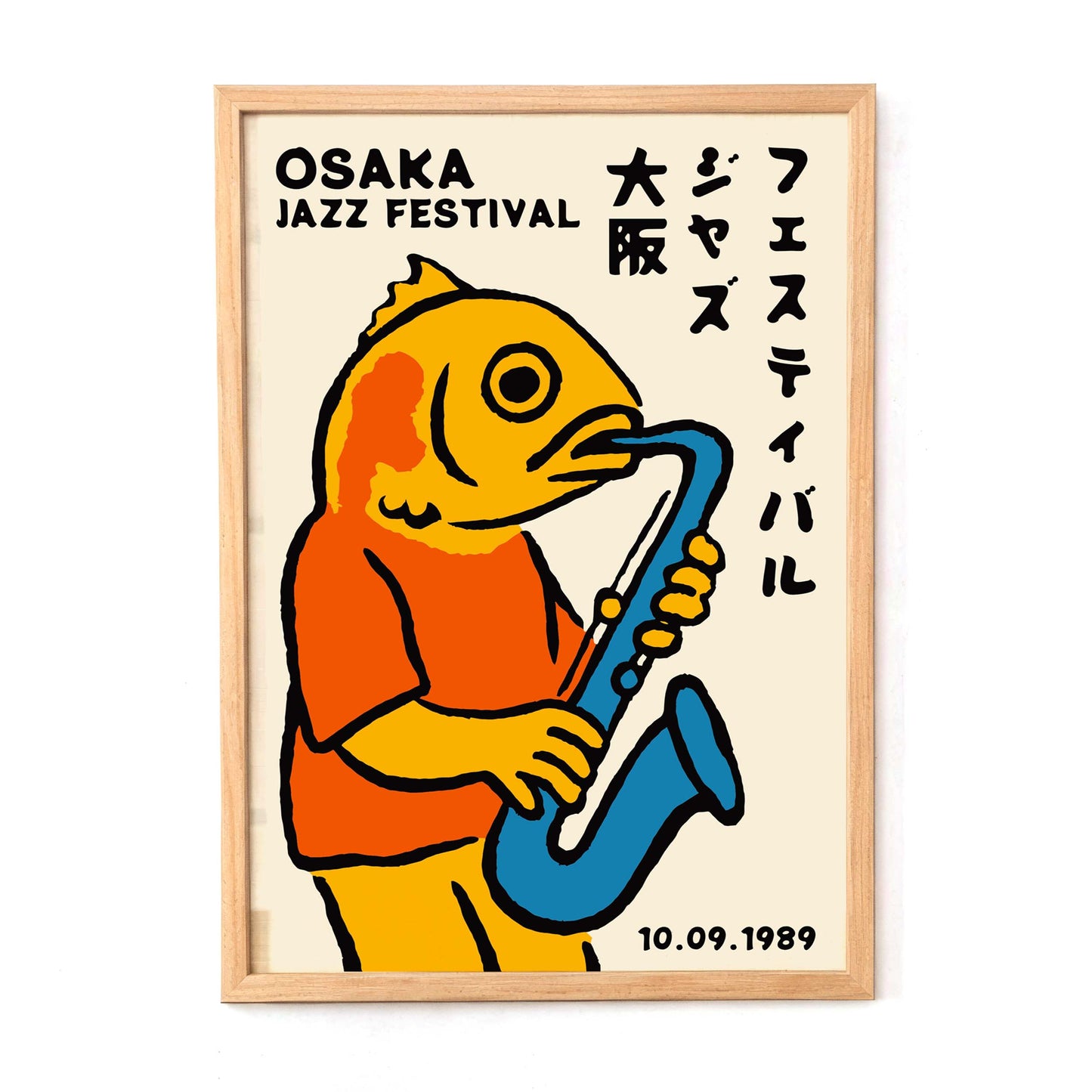 Osaka Jazz Festival Poster Print