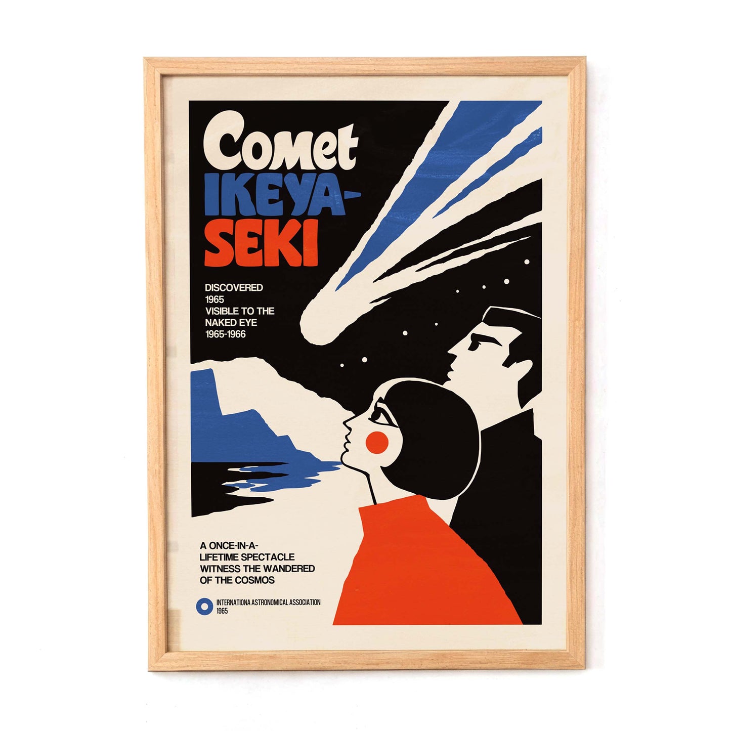Comet Ikeya Seki Space Poster