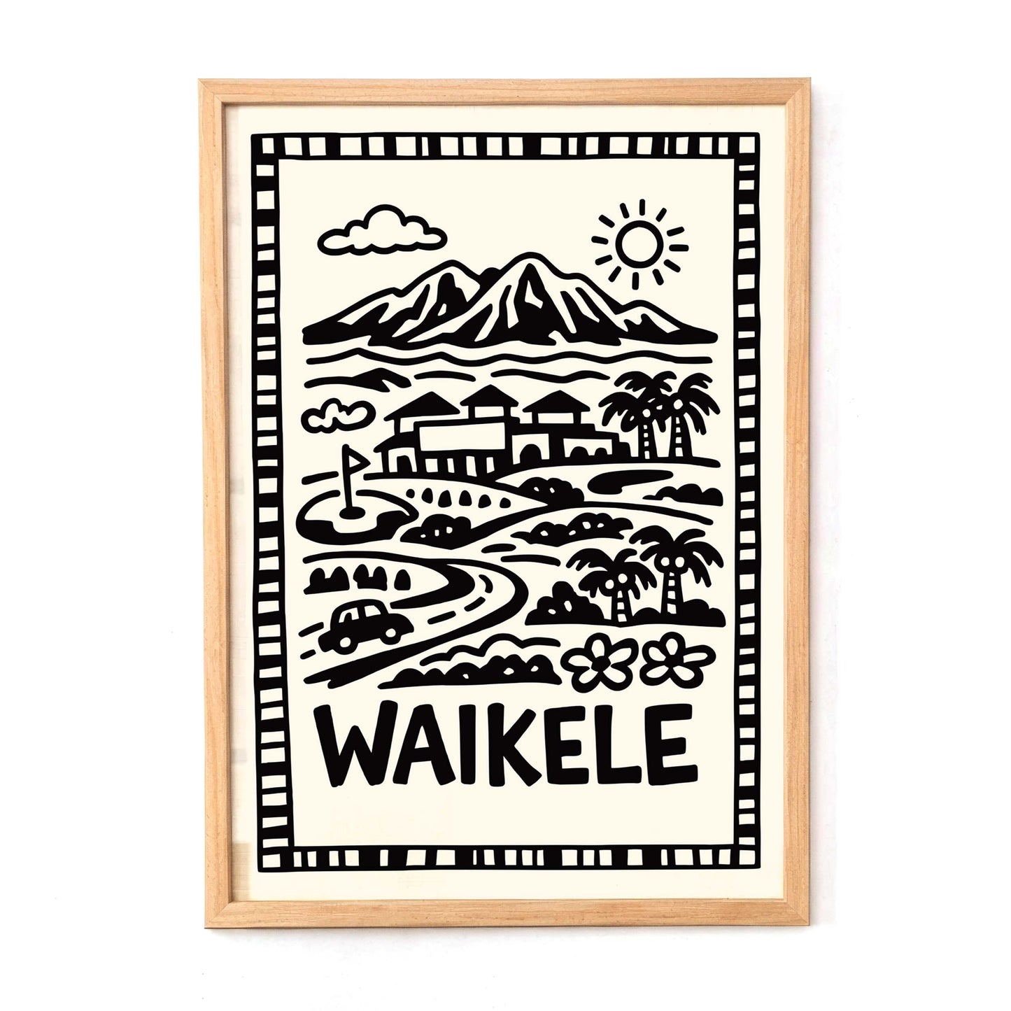 Waikele Hawaii Landscape Poster Print
