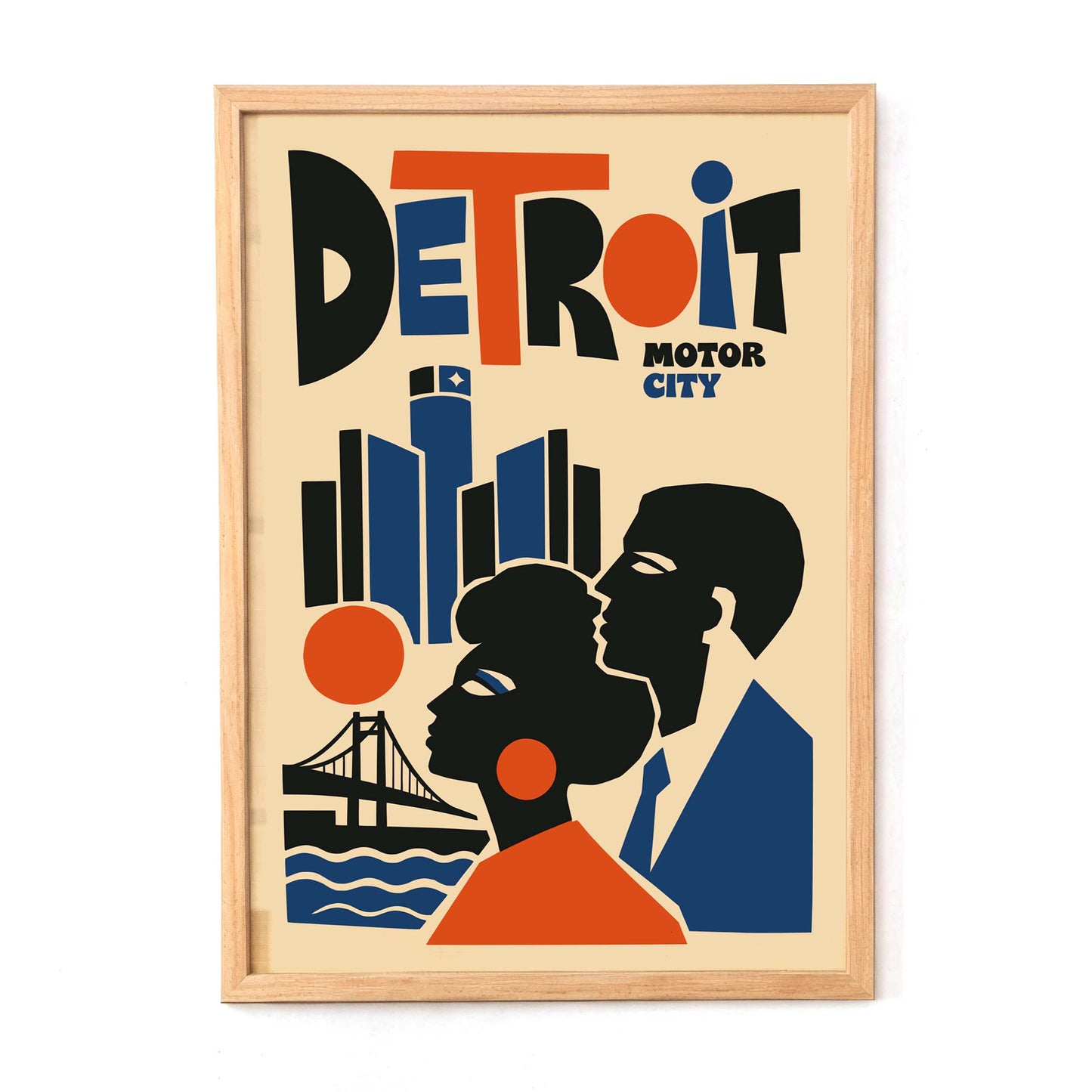 Detroit Motor City Poster