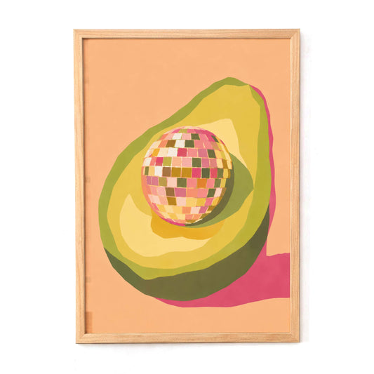 Avocado Disco Wall Art