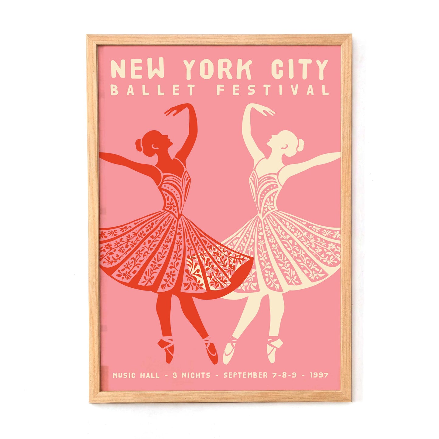 New York Ballet Festival Poster Print
