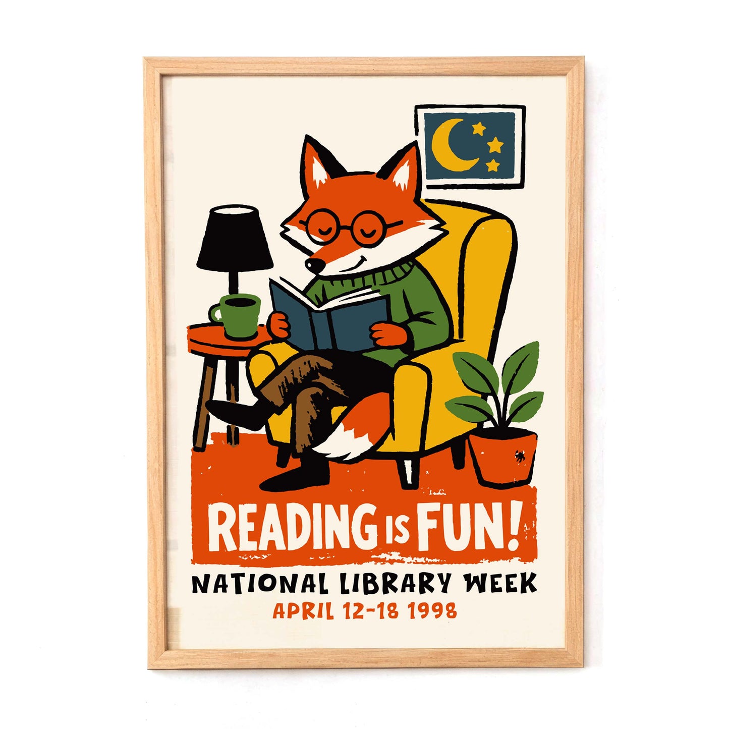 National Library Week Reading Poster